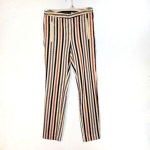 ZARA Basic  Multicolored Striped Pants